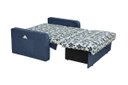 Ver imagem 2 de Sofá Cama com Baú Daiane - Azul Estampado Floral