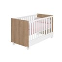 Ver imagem 1 de Berço Mini Cama Taís Brilhar Q01 - Doce Sonho Móveis BERÇO DE BEBE BERÇO BEBE BERÇO 3 EM 1 Carvalho