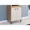 Ver imagem 5 de Paneleiro Cozinha Modulado Torino C/ 3 Portas 63cm Mel/off White Movelbento