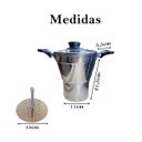 Ver imagem 2 de Cuscuzeiro Clássico Polido Fortaleza Alumínio Resistente 1un