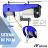 Talha Elétrica Guincho 350/700 Kg 1250w 127v Elevação 6/12 M Tubrax - 3