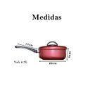 Ver imagem 2 de Panela Caçarola Cereja Teflon Resistente Antiaderente N 20