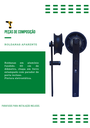 Ver imagem 4 de Kit Porta Celeiro 2 Roldanas Aparente - Tubular 2,00 M - Preto - Al-Fer