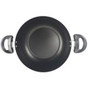 Ver imagem 6 de Panela Frigideira Tipo Wok Antiaderente Composta em Alumínio Reforçado Alças Baquelite Tampa de Vidr