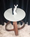 Ver imagem 2 de Mesa de Canto Bella Base Redonda de 70cm - Off Withe