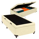 Ver imagem 1 de Cama Box Baú Solteiro Bege Nature 88x188