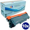 Kit 10x Toner Compatível para Brother Tn660 Tn2370 2340 2540 - 1