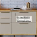 Ver imagem 5 de Armário de Cozinha Modulada com Balcão e Tampo 11 Portas 5 Gavetas Ágata 100% Mdf Vidro Reflecta Amê
