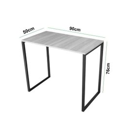 Mesa Estilo Industrial MDF 90x76cm para Escrivaninhas/Escritórios - Tp-Mesa-MDF - 7