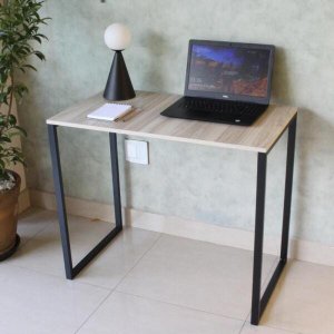 Mesa Estilo Industrial MDF 90x76cm para Escrivaninhas/Escritórios - Tp-Mesa-MDF