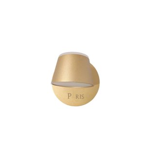 Arandela Dourada Led 14W 3000K Bivolt 12cm PARIS LUZ