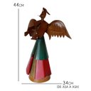 Ver imagem 2 de Anjinho de Natal Artesanal de Ferro para Decoração Natalina de Mesa Libertas Rosas Artesanato Anjo T