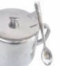 Açucareiro Colher Aço Inox Pote Guardar Armazenar Açúcar Elegante Servir Café Utensilio - 5