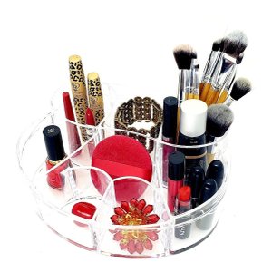 Organizador Maquiagem Pincel Esmalte Batom Acrílico Rp Organizador de Maquiagem