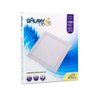 Kit 5 Luminárias LED Plafon 18W Embutir Forro Gesso 22x22cm - 5