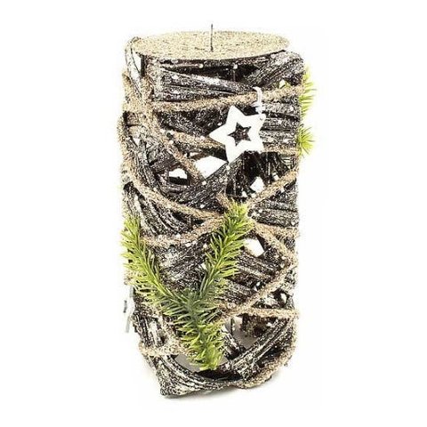 PORTA VELA ARAMADO 20X8CM