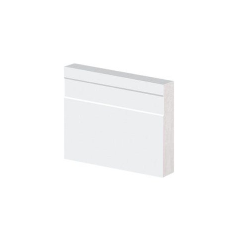 Guarnição Poliestireno 05cm Frisado Branco 41005 Arquitech