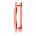 Ver imagem 1 de Puxador Duplo Alumínio Curvo 80cm Porta Pivotante Rose