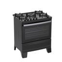 Ver imagem 1 de Fogão a Gás Atlas Agile Up Glass Bivolt 5 Queimadores Mesa Vidro Preto 92,3cm Tripla Chama