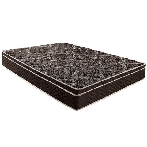 Colchão Queen D28 / EP / Anatômico Pasquale Euro Pillow Black (158x198x25) - Paropas