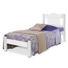 Cama de Solteiro Munique 100% Mdf 2102d1 Branco - Gabrielli Móveis - 2