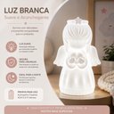 Ver imagem 3 de Luminaria Infantil Anjinho LED sem Fio Abajur Decorativo Quarto Bebe Iluminacao Batisado Festa