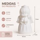 Ver imagem 4 de Luminaria Infantil Anjinho LED sem Fio Abajur Decorativo Quarto Bebe Iluminacao Batisado Festa