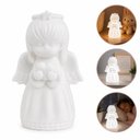 Ver imagem 5 de Luminaria Infantil Anjinho LED sem Fio Abajur Decorativo Quarto Bebe Iluminacao Batisado Festa