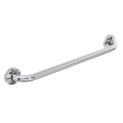 Alça Barra de Apoio 50cm Inox Kit 12 Unidades Deficiente Idoso Acessibilidade Cadeirante Banheiro Co