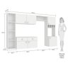 Cozinha Suspensa Itapuã 6 Portas e 2 Gavetas com Nicho - Mdp - Branco(pnr Base) - 5