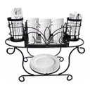 Ver imagem 1 de Paneleiro Escorredor de Mesa e Balcão Ferro Artesanal Rustico