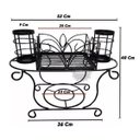 Ver imagem 2 de Paneleiro Escorredor de Mesa e Balcão Ferro Artesanal Rustico