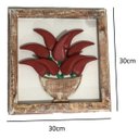 Ver imagem 2 de Quadro de pimenta cozinha decorativo em madeira artesanal
