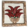 Quadro de pimenta cozinha decorativo em madeira artesanal - 4