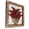 Quadro de pimenta cozinha decorativo em madeira artesanal - 3