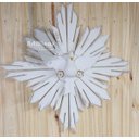 Ver imagem 3 de Divino Espirito Santo Rustico em madeira artesanal feito a mão pomba da paz