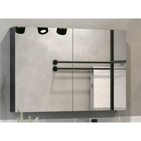 Espelheira Industry 80 - Preto