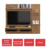 Painel para Tv até 50 Polegadas com Nichos Ps16 Naturalle - Decibal Móveis - 2
