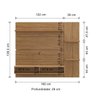 Painel para Tv até 50 Polegadas com Nichos Ps16 Naturalle - Decibal Móveis - 4