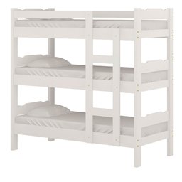 Treliche Solteiro Madeira Maciça Branca Esmeralda - 2 Treliche Solteiro Madeira Maciça Branca Esmeralda - 2