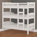 Ver imagem 1 de Treliche Solteiro Madeira Maciça Branca Esmeralda