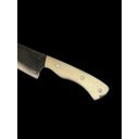 Ver imagem 6 de Faca Blacksmith Sg 3mm Aço Carbono Full Tang Cabo em Osso:8'' (20cm)