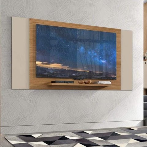 Painel para TV até 55 Polegadas Multiplus Buriti Off White