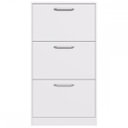 Ver imagem 2 de Sapateira Vertical 70cm 3 Portas 3 Prateleiras para 16 Pares RP1300 Branco - Decibal