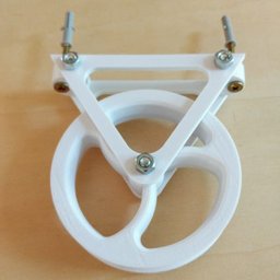 Roldana Decorativa Para Pendente -Toque 3D: Branco - 2