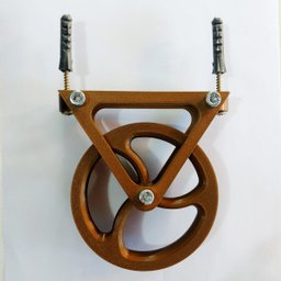 Roldana Decorativa Para Pendente -Toque 3D: Bronze - 2