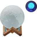 Ver imagem 6 de Luminaria 3d Touch Lua Cheia Abajur Led Decoracao Usb Rgb C/ Controle