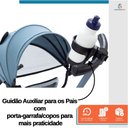 Ver mais imagens de Triciclo Carrinho de Passeio Infantil com Capota Porta Objetos até 50kg Empurrador Haste
