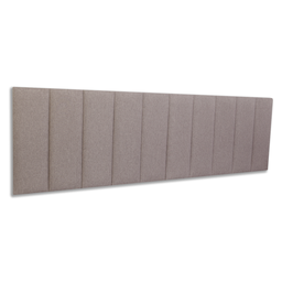 Cabeceira King 200x60 Cama Box Modulada Reta Linho Castor - 1