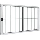 Ver imagem 1 de Janela Vitro 2 Folhas Alumínio Branco 1.00 x 1.20 Modular com Grade